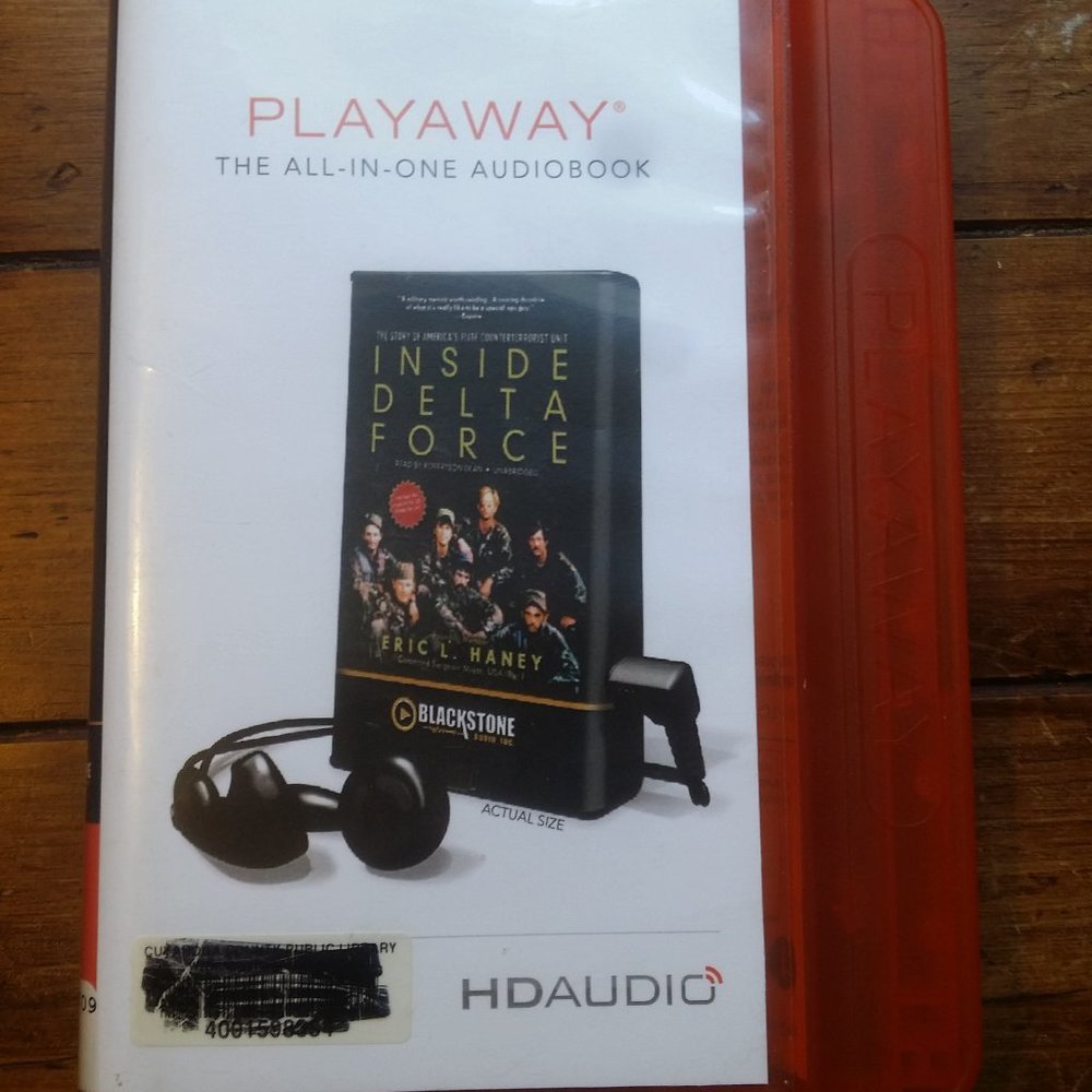Playaway Inside Delta Force Audiobook Eric L Haney